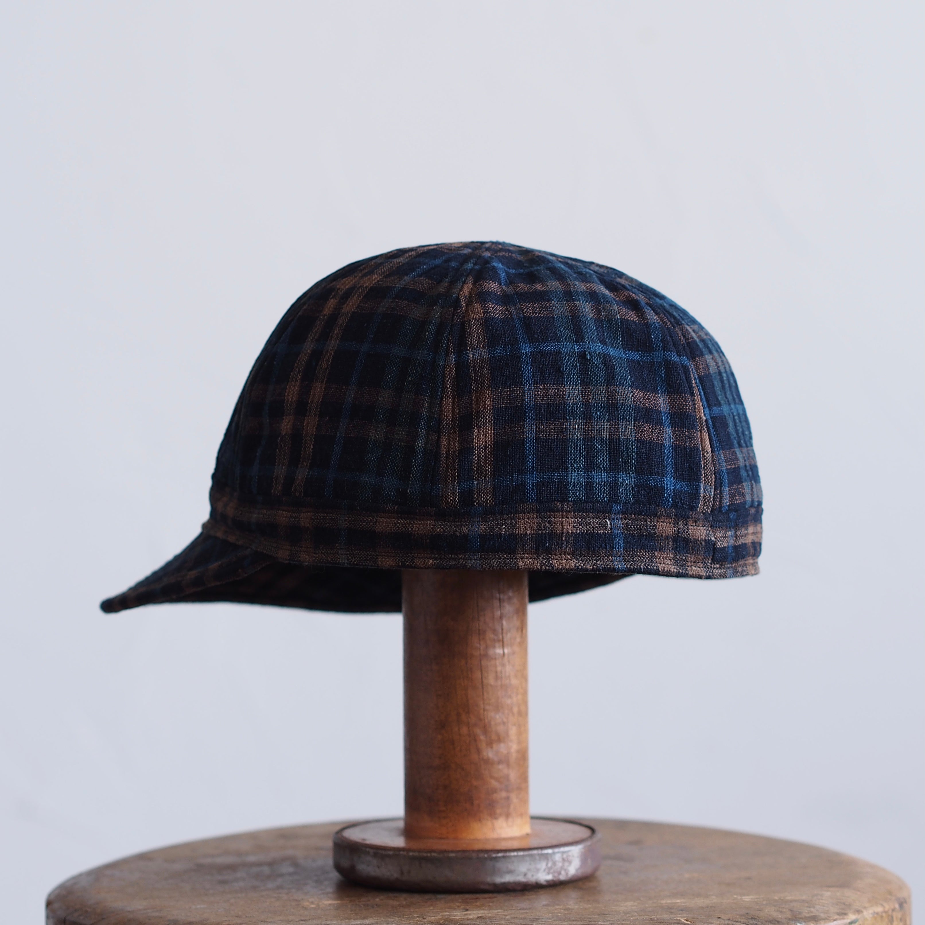 JAPAN VINTAGE FABRIC CAP~type mechanic~60格子