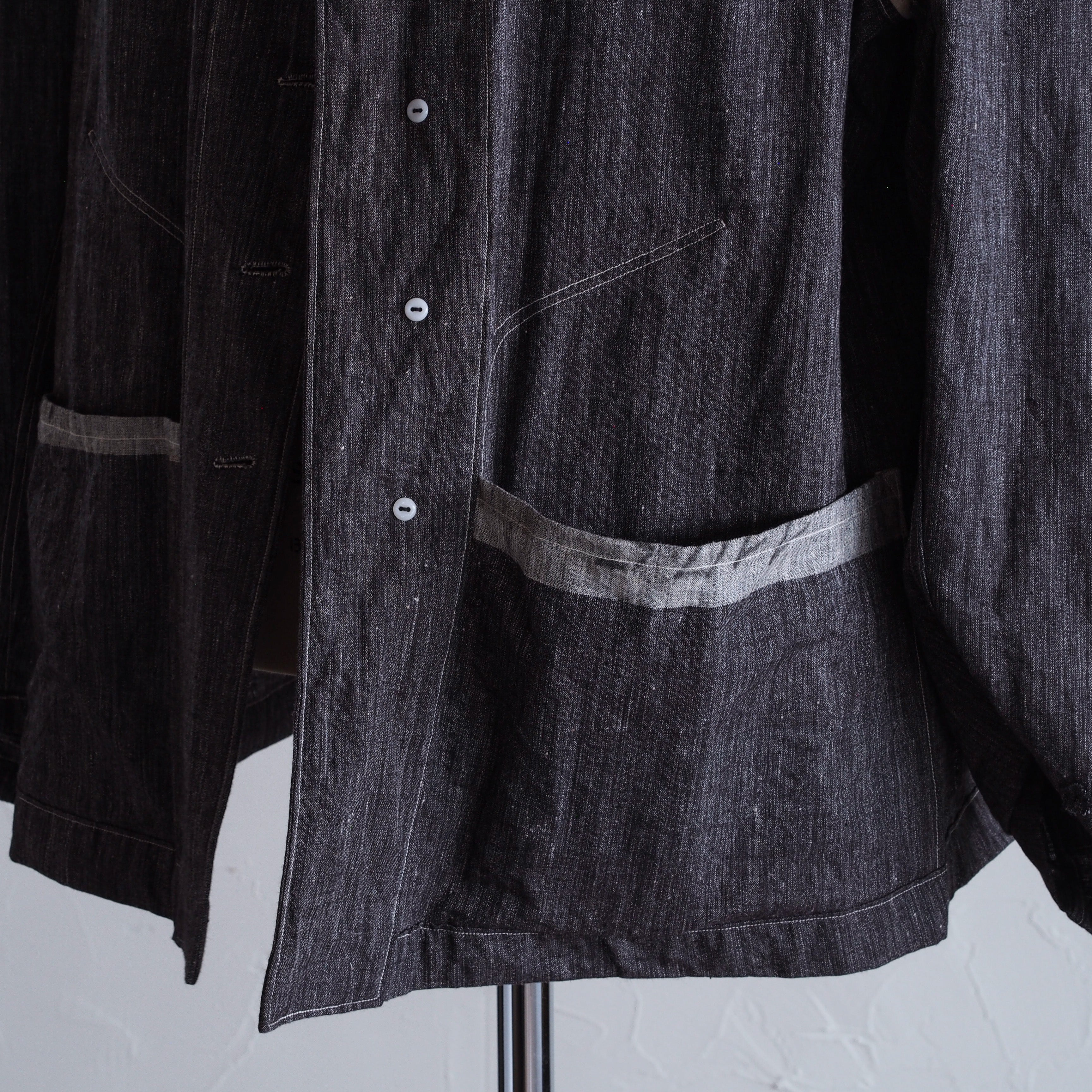 NORA JACKET②~french salt & pepper fabric~
