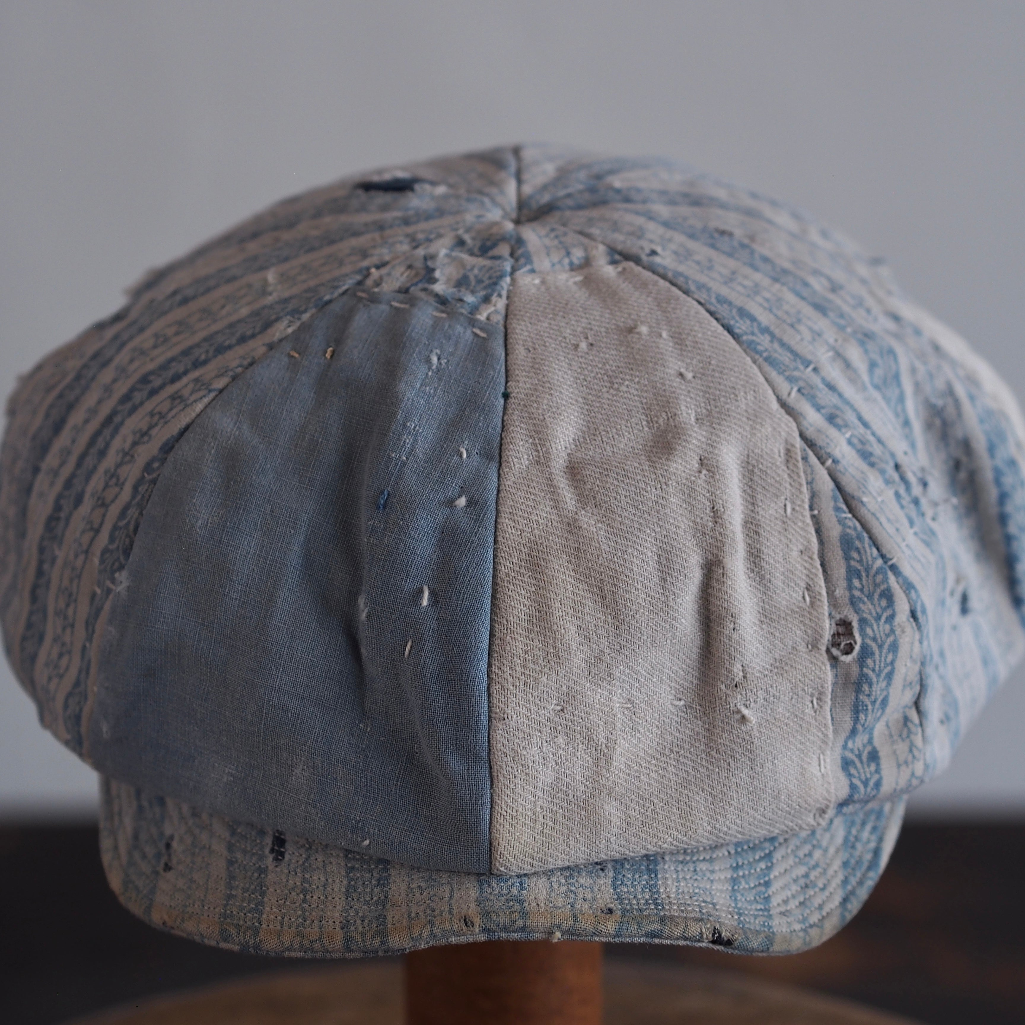 BORO(襤褸)CAP ~type news boy~60 meiji~taisho