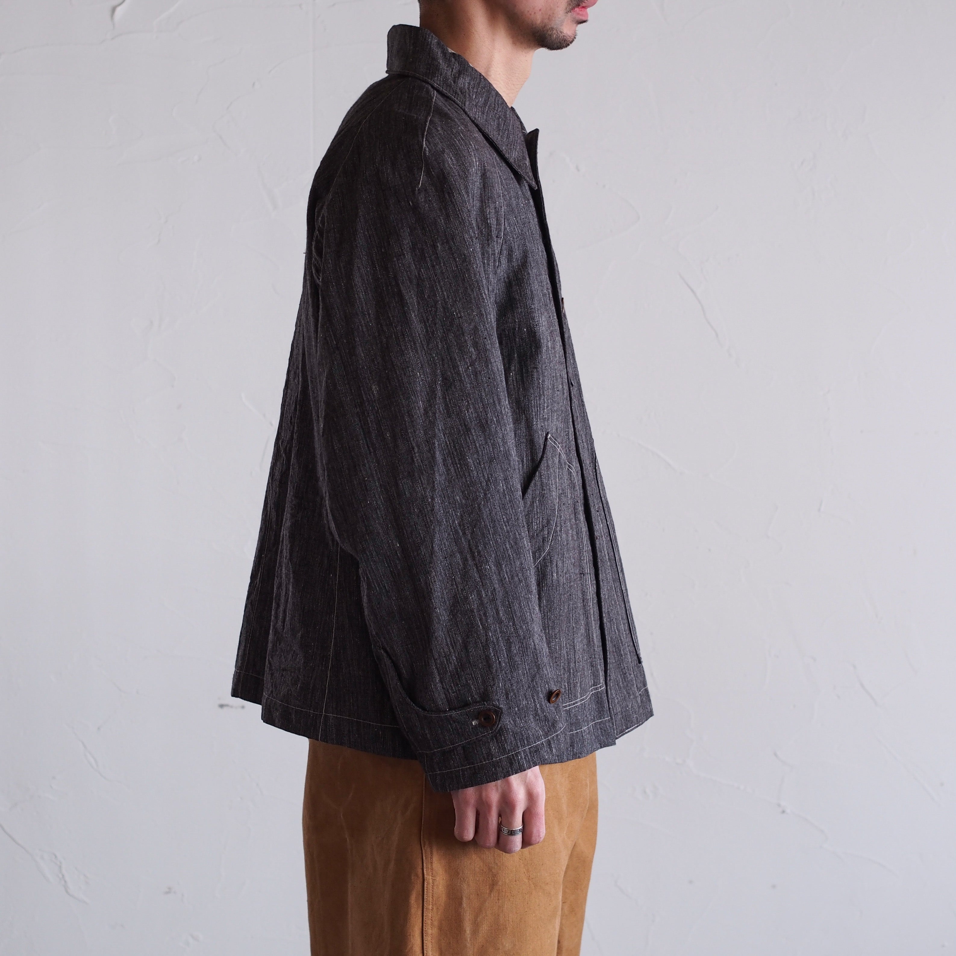 NORA JACKET②~french salt & pepper fabric~