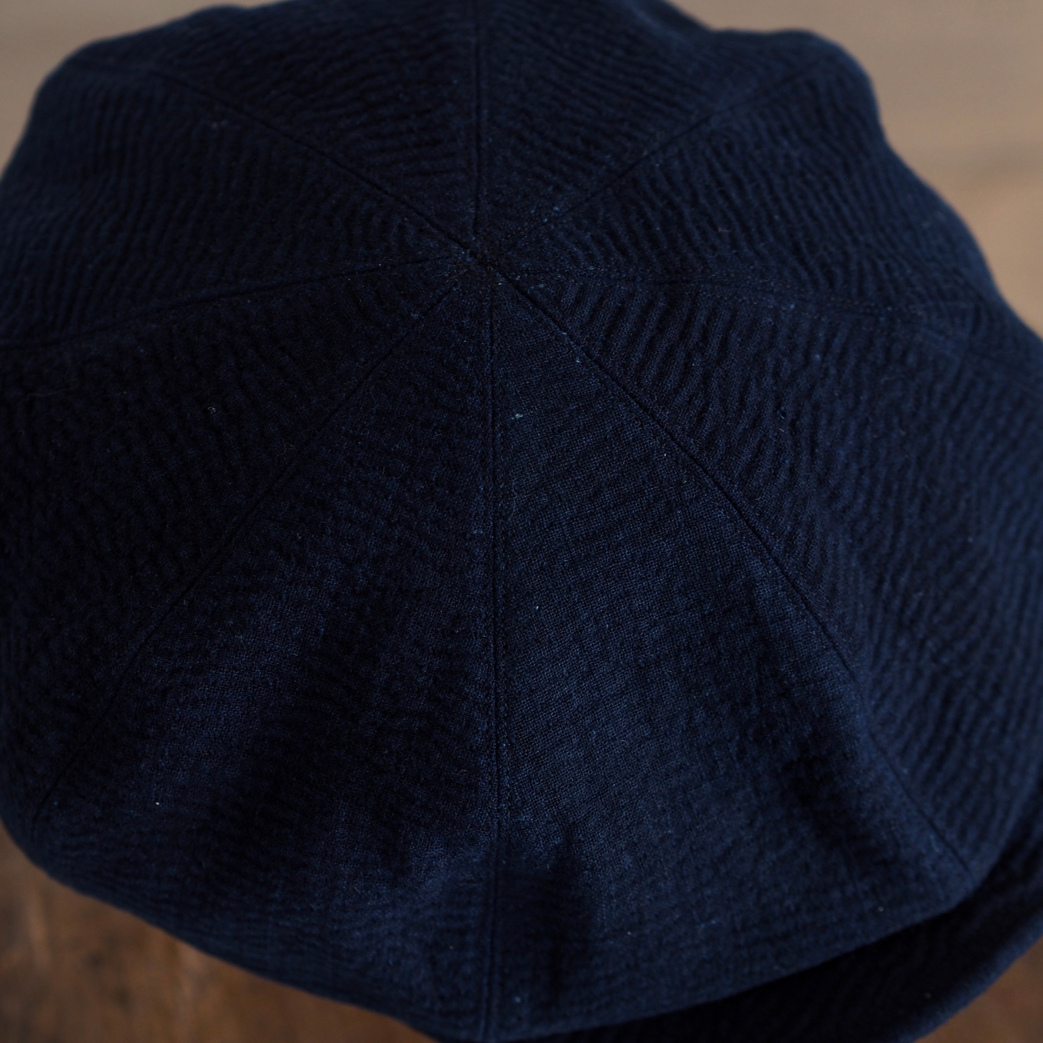 SASHIKO CAP~type newsboy~60