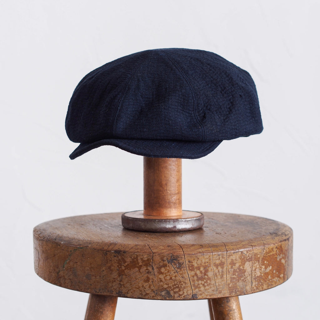 SASHIKO CAP~type newsboy~59