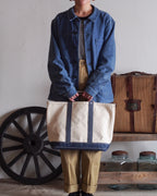 LABOR DAY-TOOL BAG-【NATURAL/INKBLUE-SMALL】