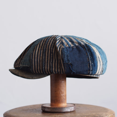 BORO(襤褸)CAP ~type news boy~60 edo-taisho