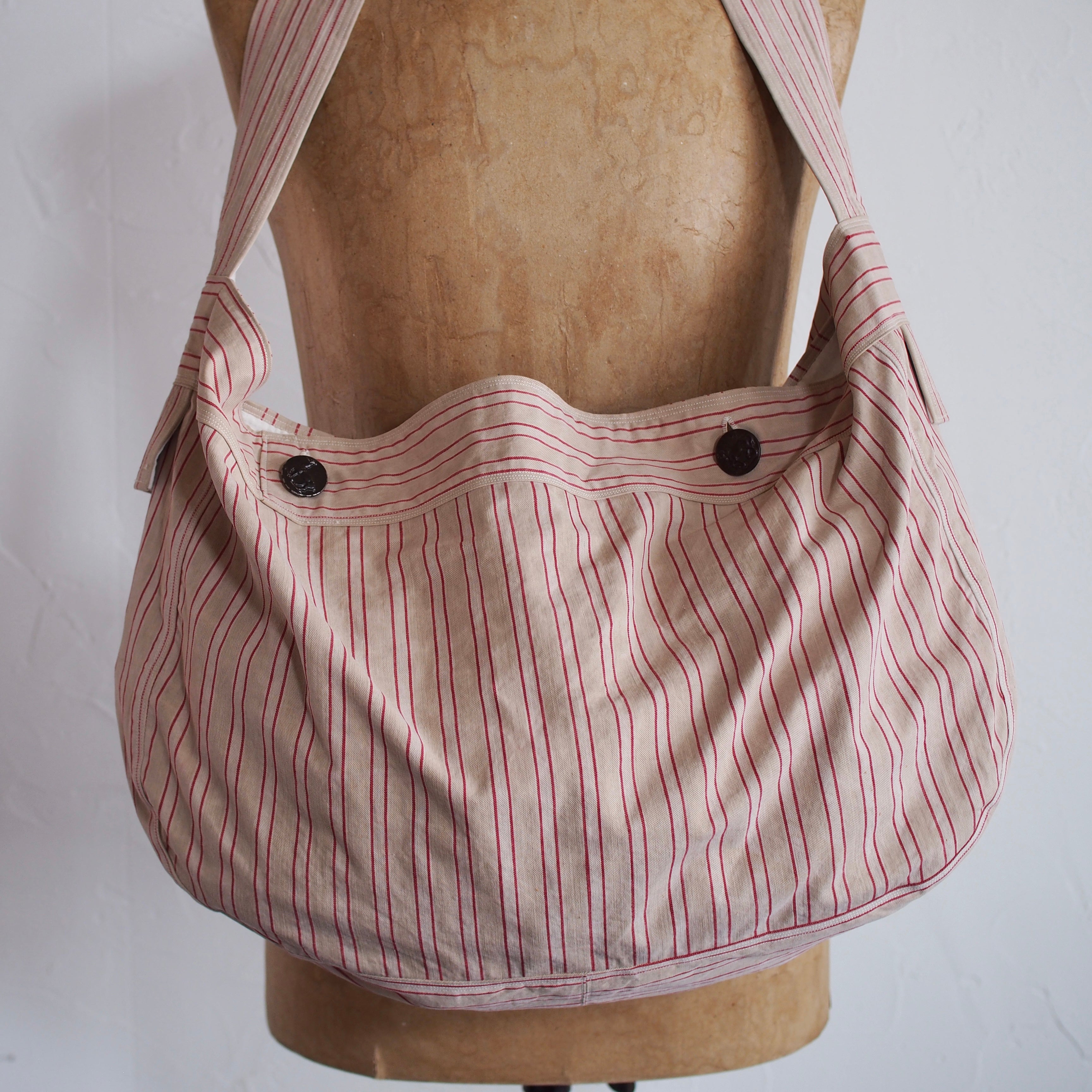 NORA BAG~type newspaper~french old fabric