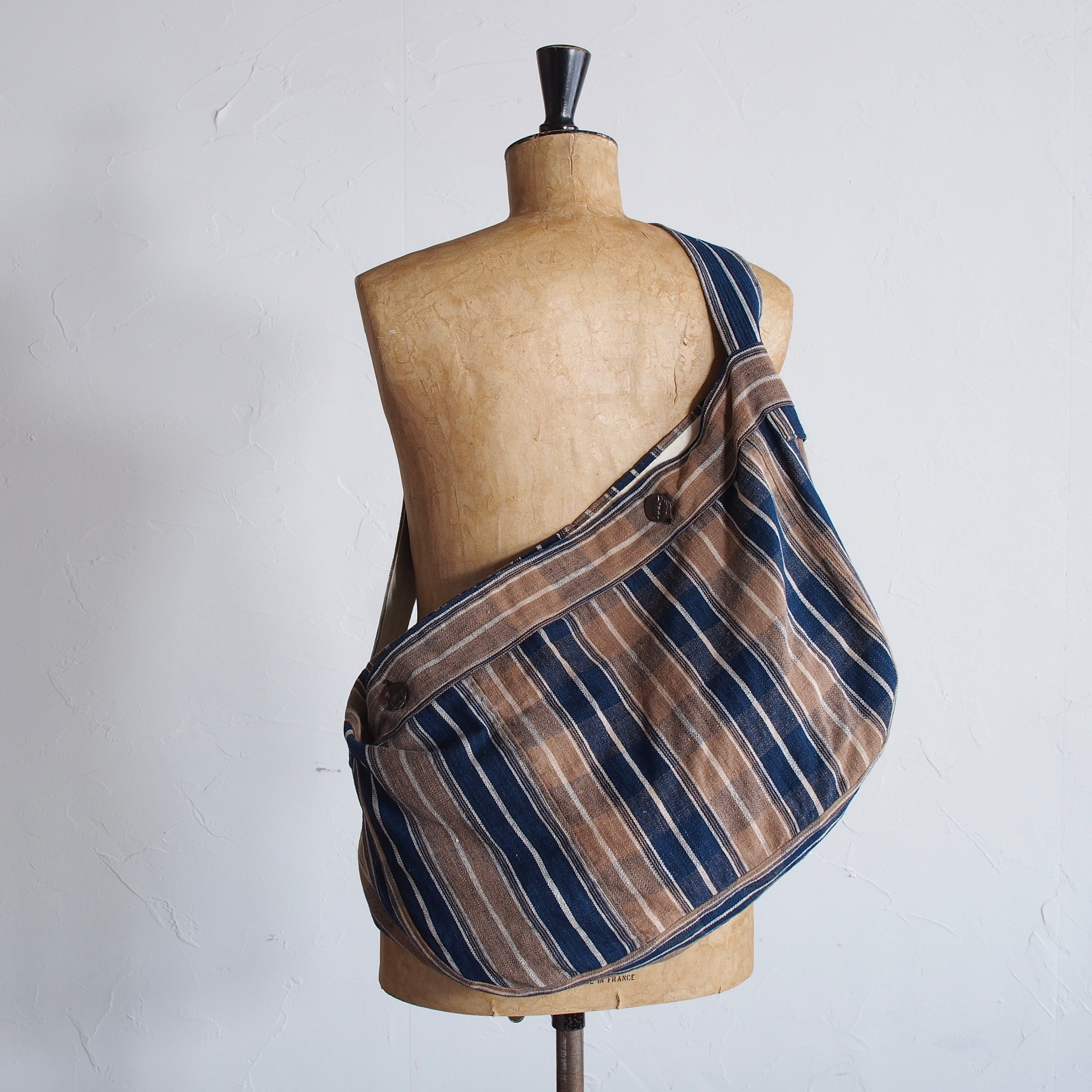 NORA BAG~type newspaper~japan old cotton fabric