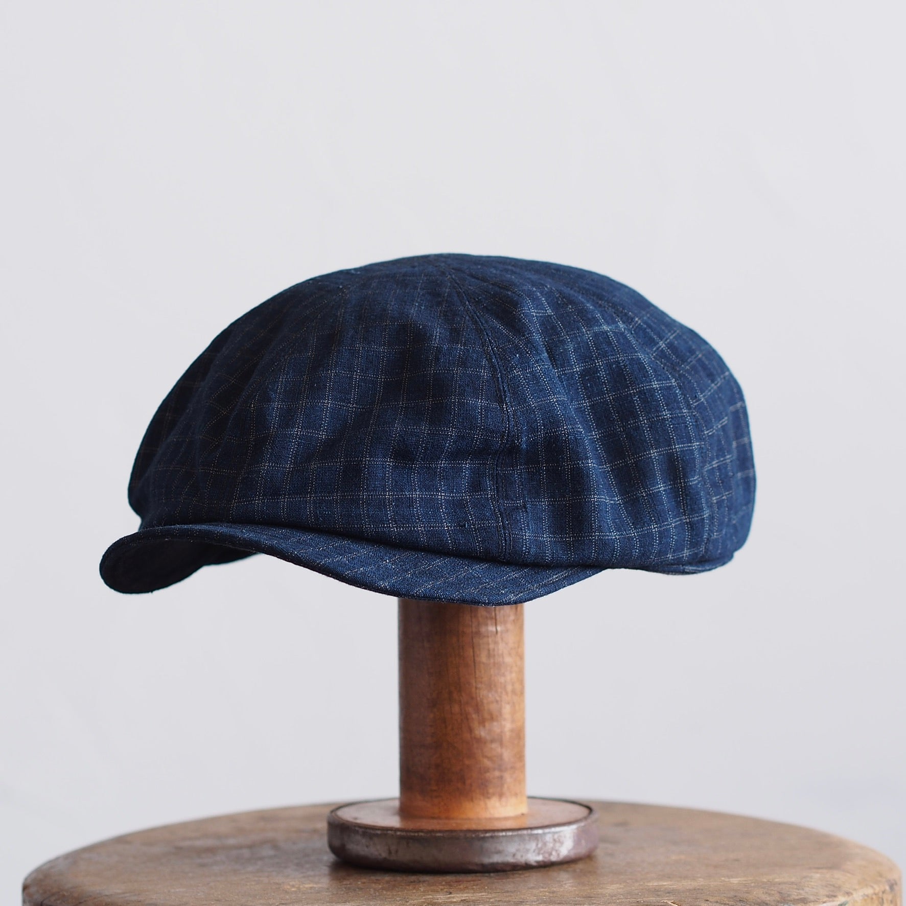 JAPAN VINTAGE FABRIC CAP ~type newsboy~61 格子