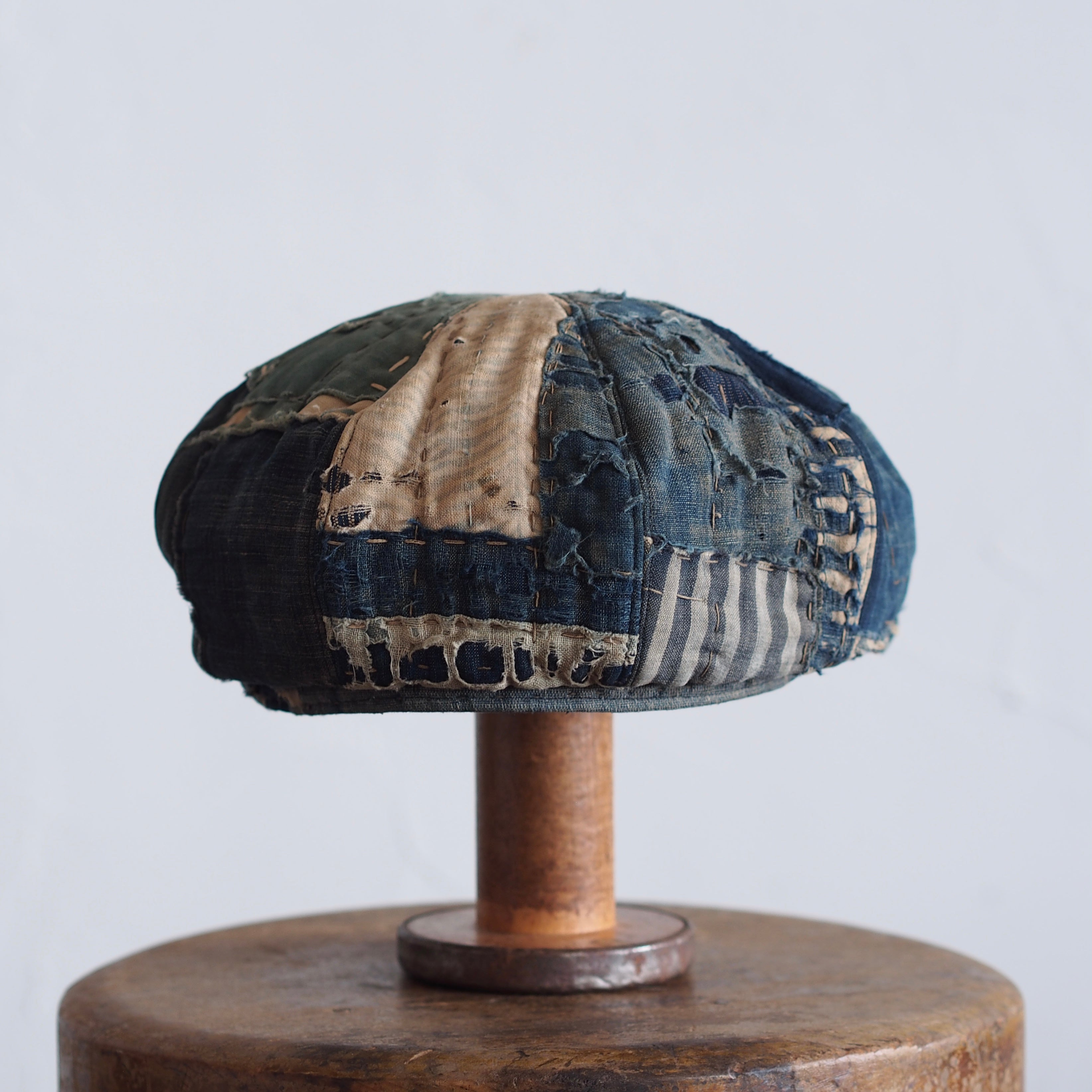 BORO(襤褸)CAP ~type news boy~60 edo-taisho