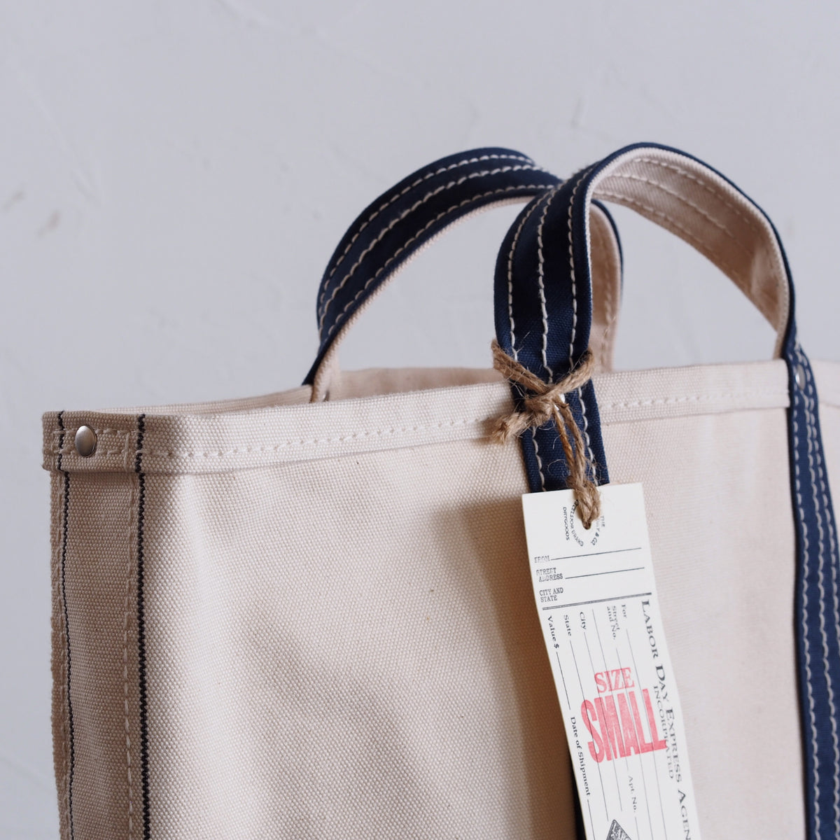 LABOR DAY-TOOL BAG-【NATURAL/INKBLUE-SMALL】