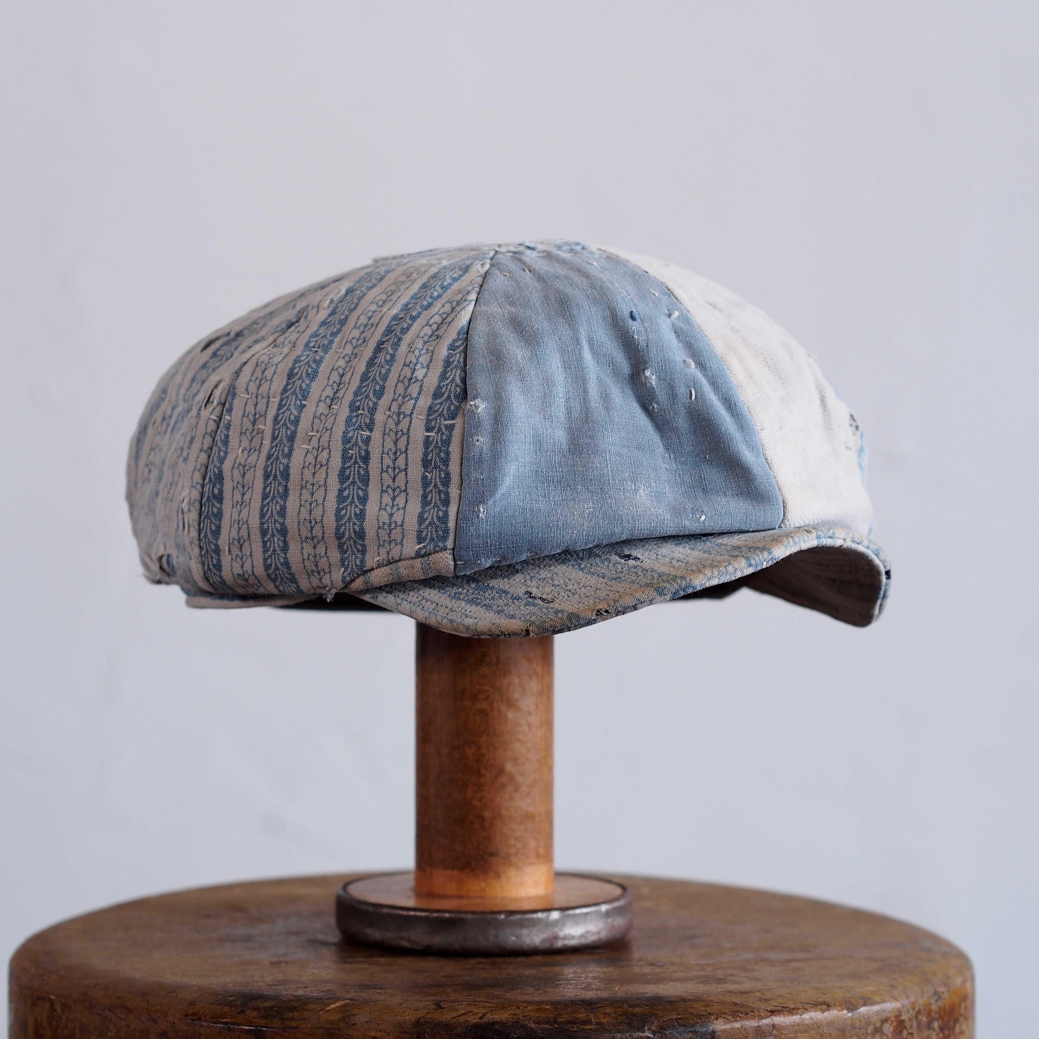 BORO(襤褸)CAP ~type news boy~60 meiji~taisho