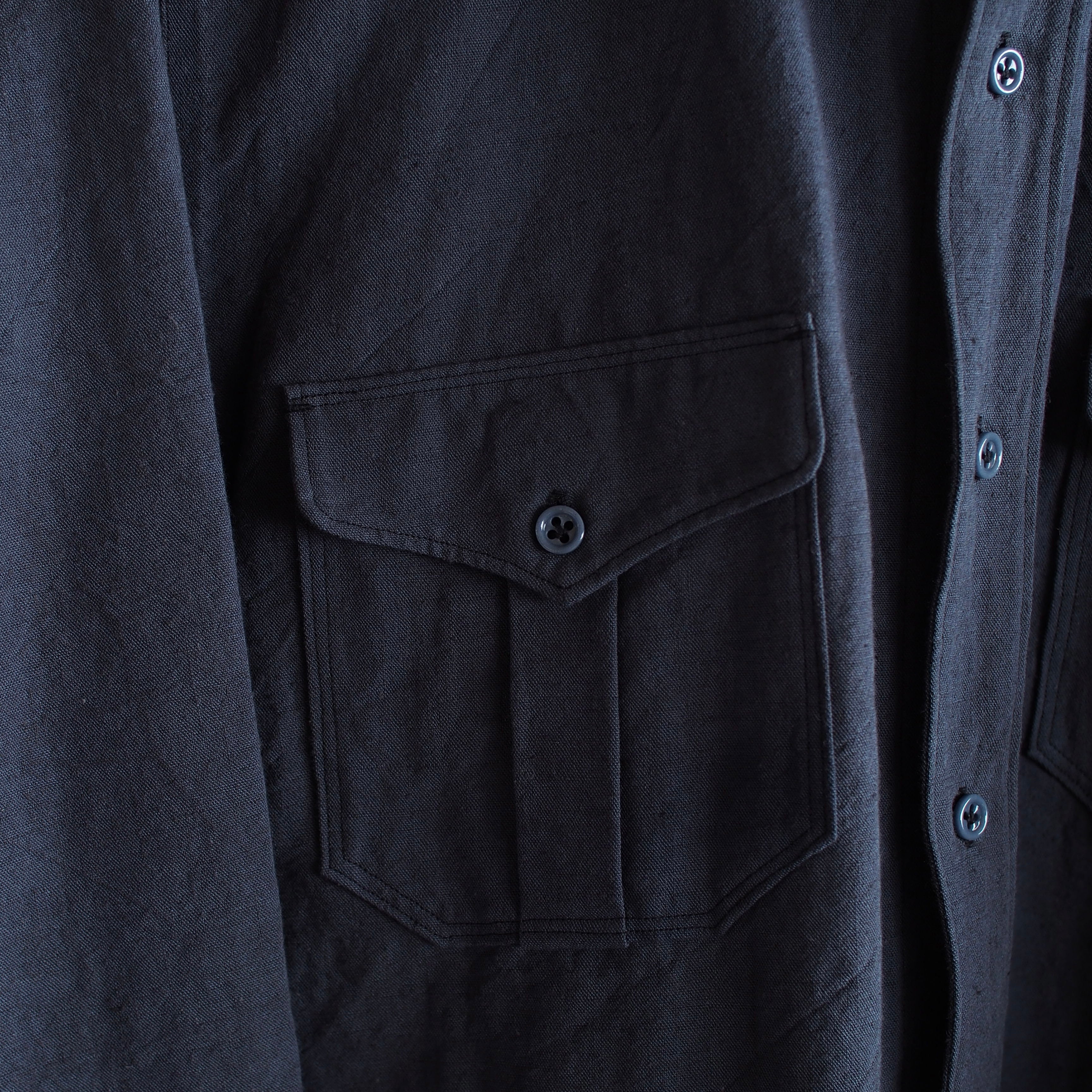 NORA SHIRT~type japan~③french cotton/linen fabric