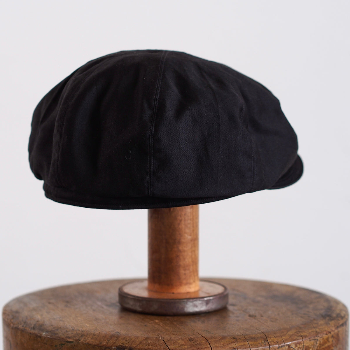 FRENCH VINTAGE LIGHT MOLESKIN CAP ~type newsboy~59