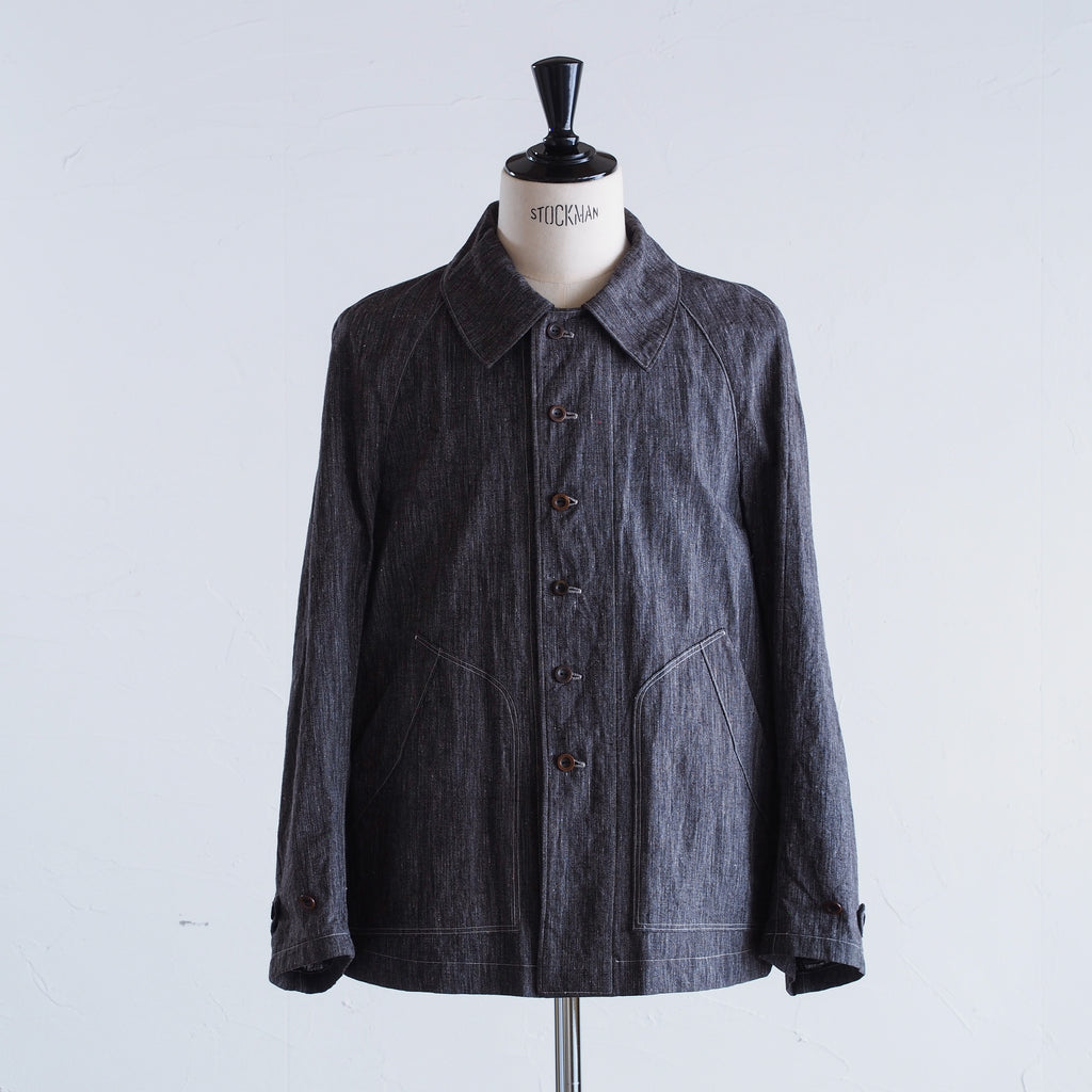 NORA JACKET②~french salt & pepper fabric~