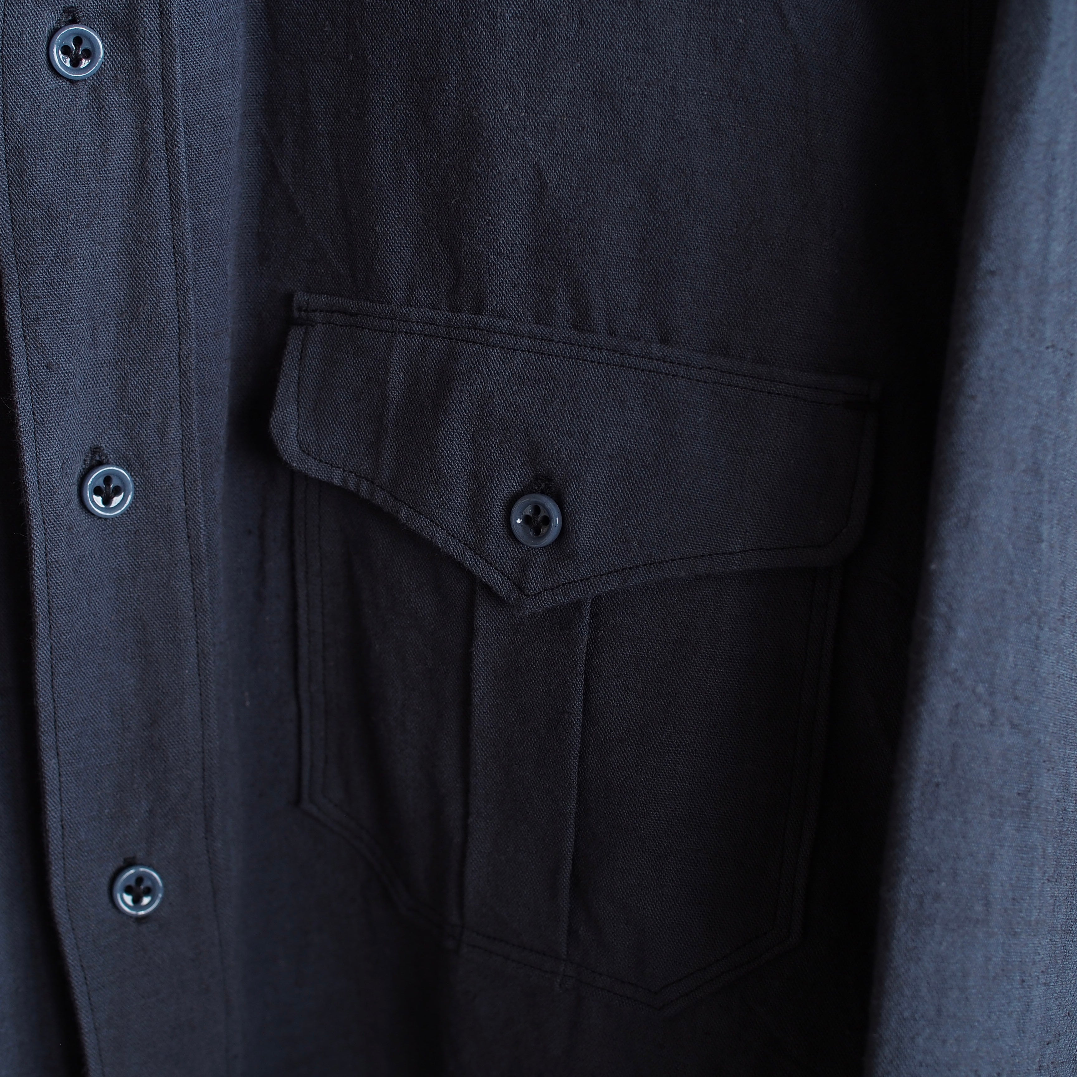 NORA SHIRT~type japan~③french cotton/linen fabric