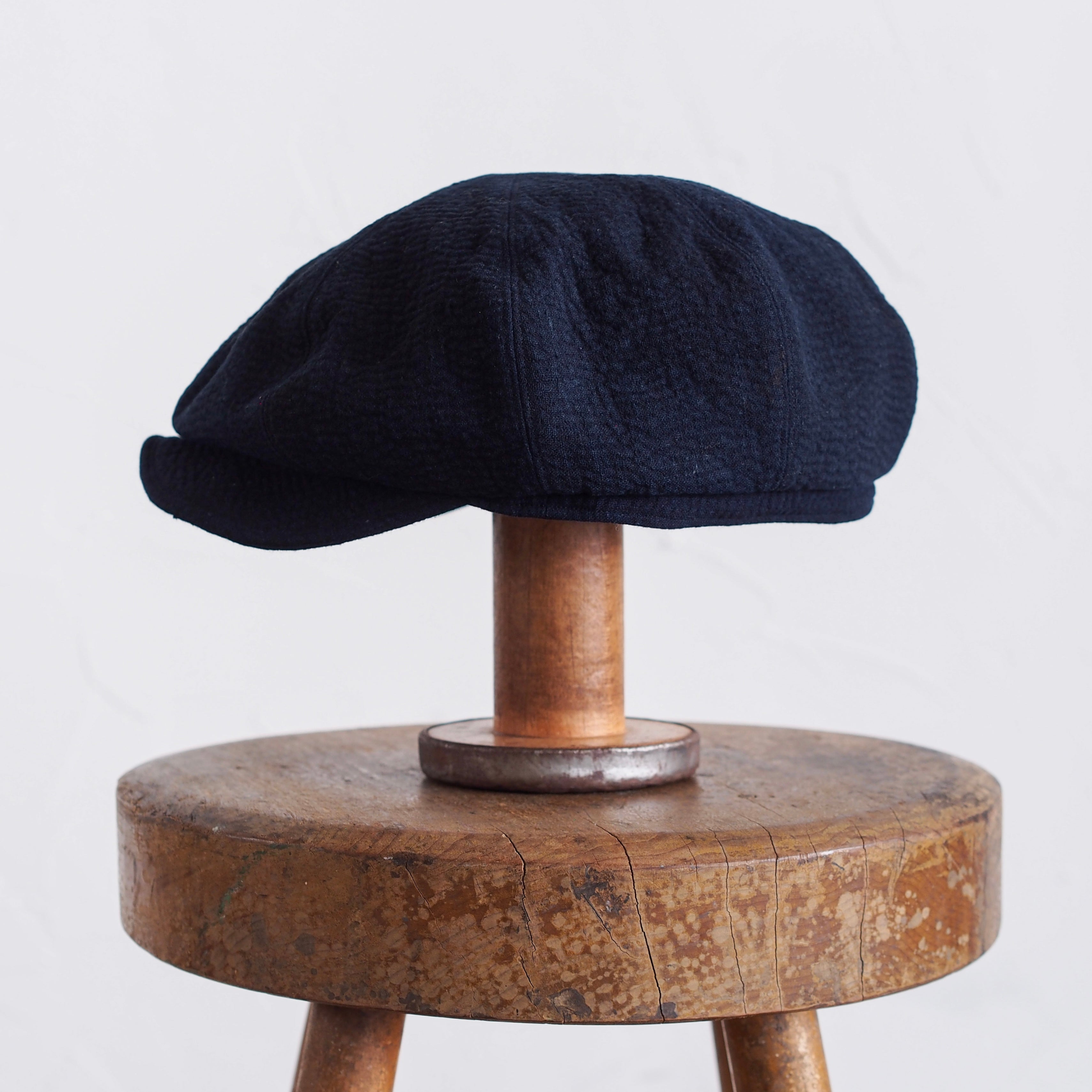 SASHIKO CAP~type newsboy~59