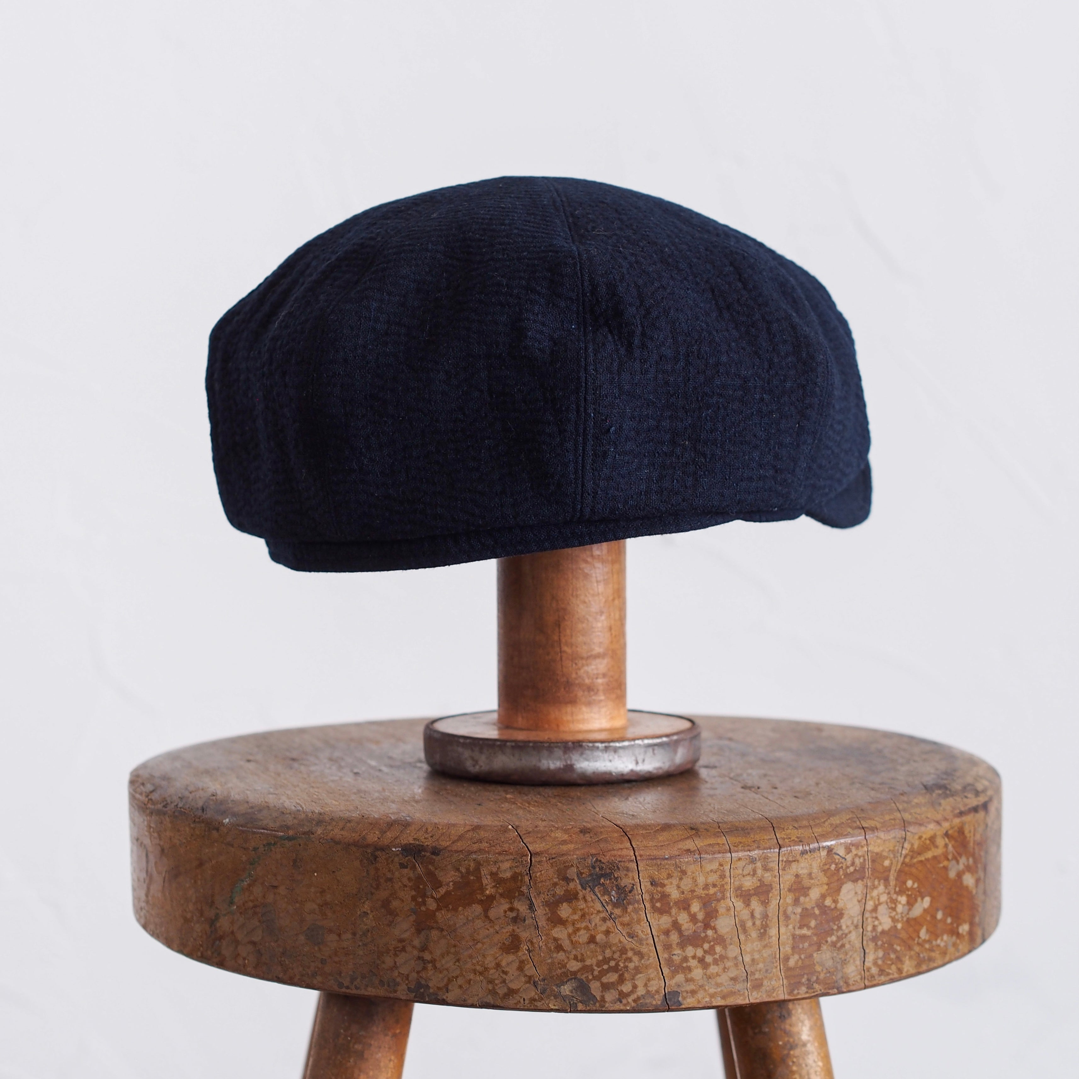 SASHIKO CAP~type newsboy~60