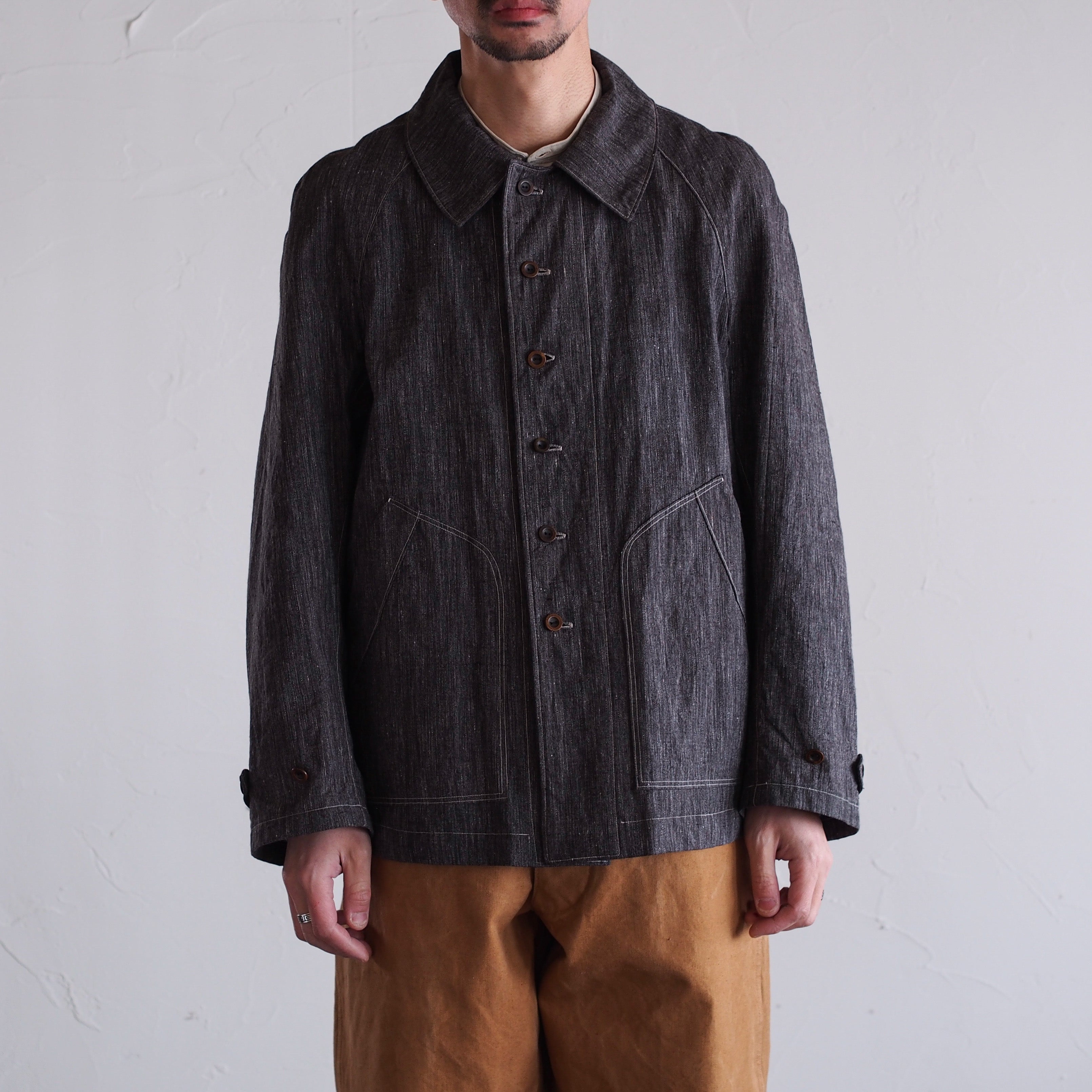 NORA JACKET②~french salt & pepper fabric~