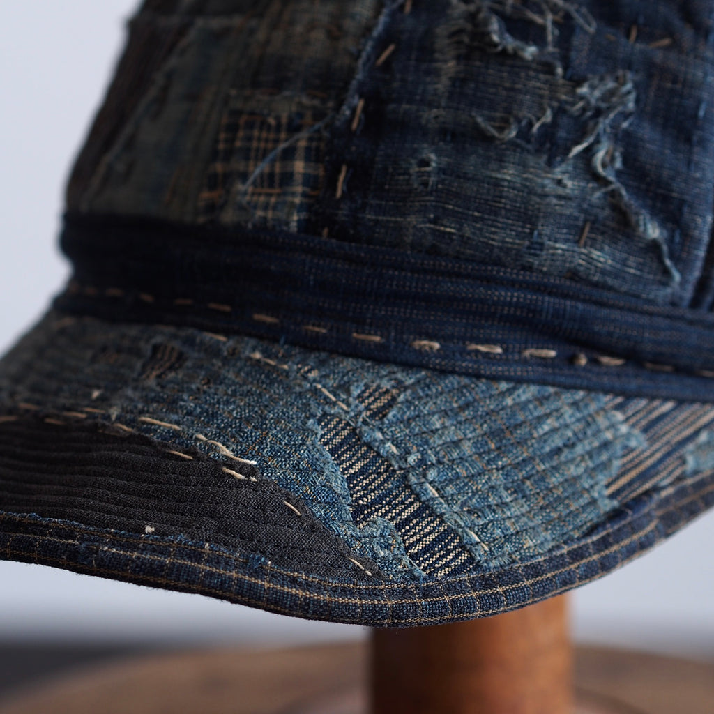 BORO(襤褸)CAP ~type mechanic~60 edo-taisho