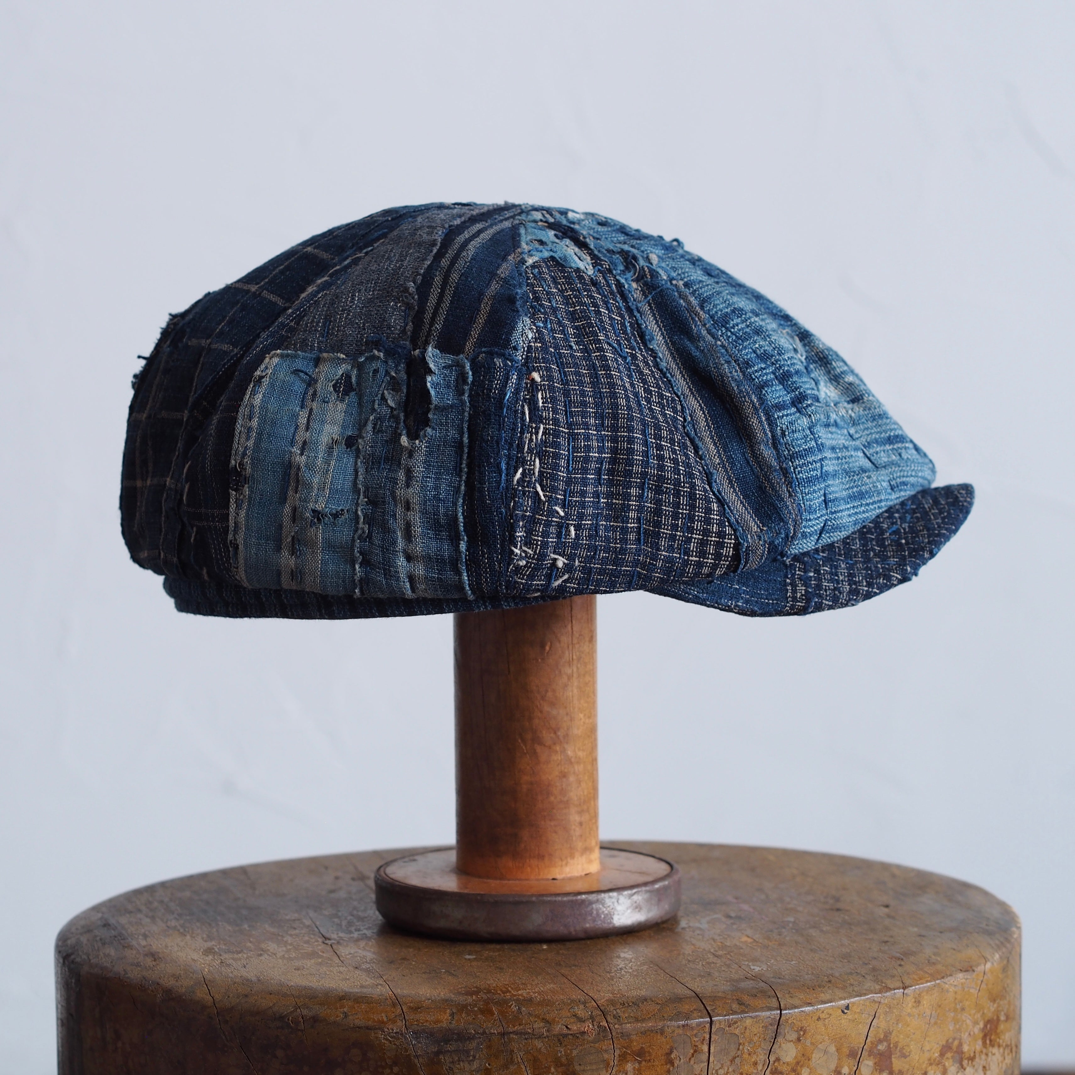 BORO(襤褸)CAP ~type news boy~60 end of edo-meiji