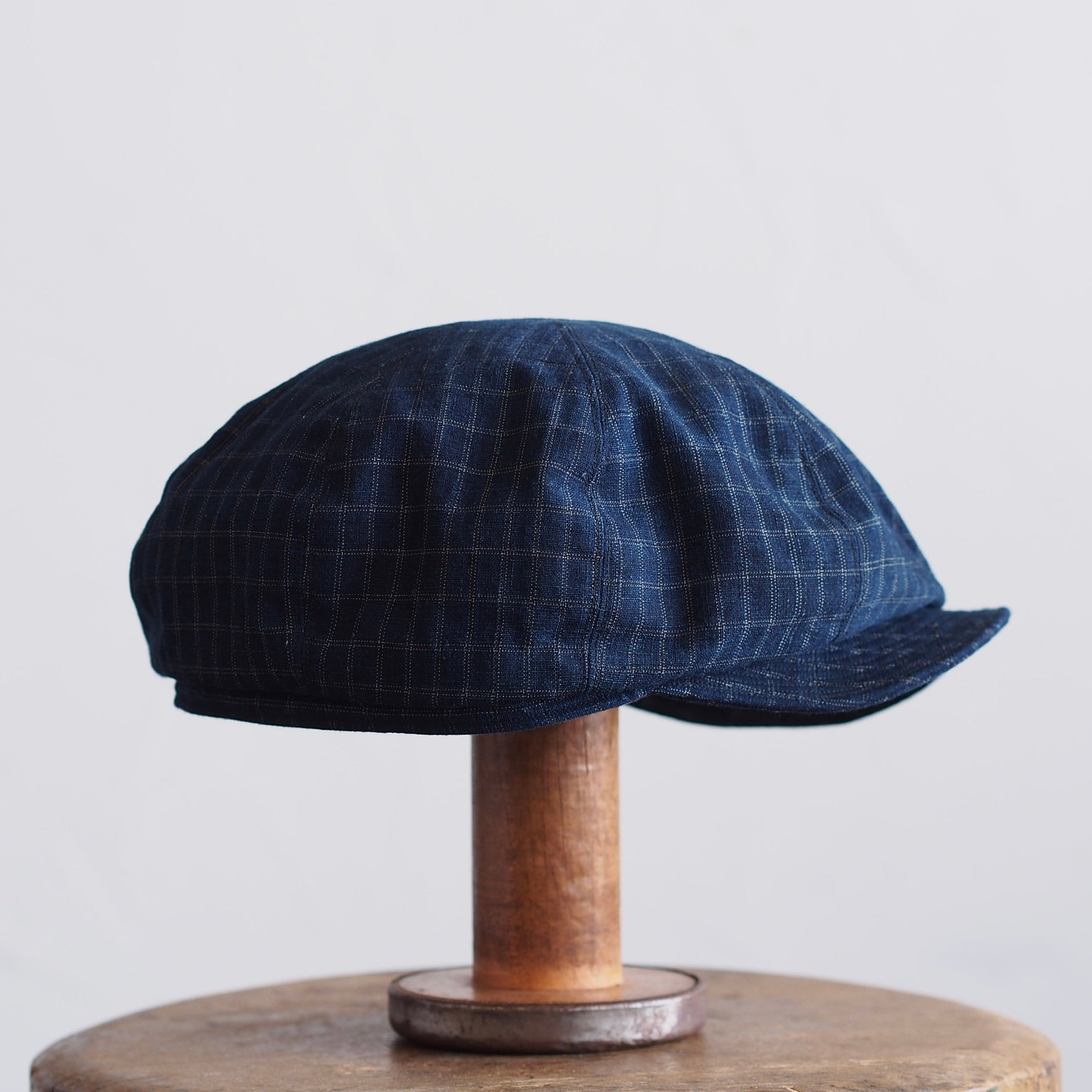 JAPAN VINTAGE FABRIC CAP ~type newsboy~60 格子